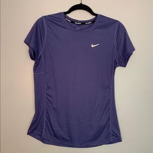 Purple Nike Dri-Fit Workout Top